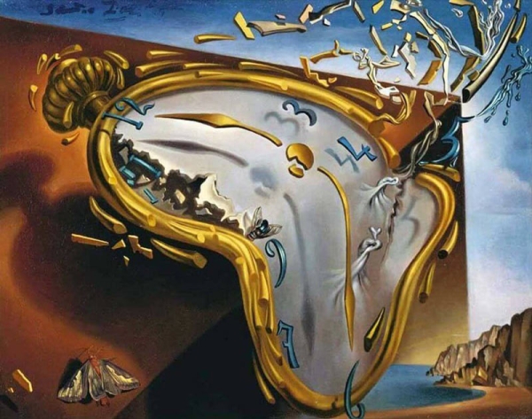Salvador Dali - zegar - czas - oryginał